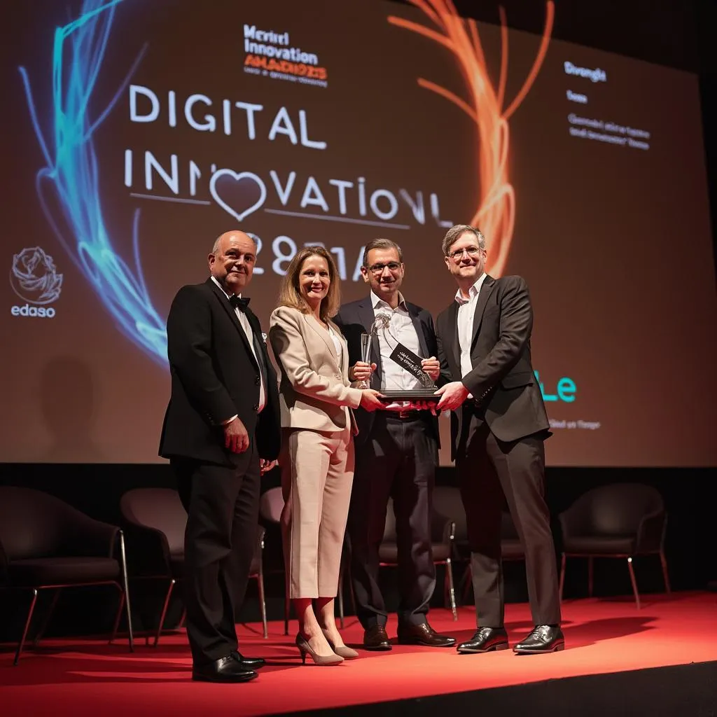 Premio de innovación digital recibido por DIVERTINGL